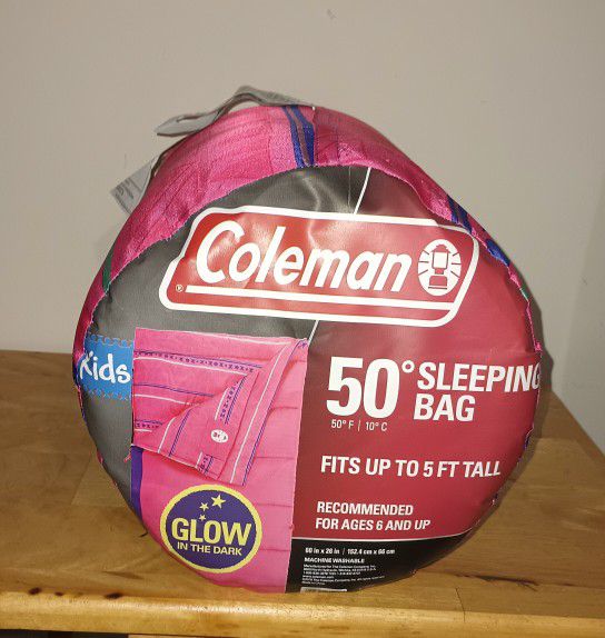Coleman Sleeping Bag For Kids NEW
