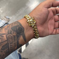 12.3mm Cuban Link Bracelet 