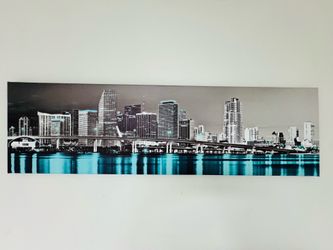 Miami Skyline Art