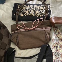 Used Claire V Silk Handbags