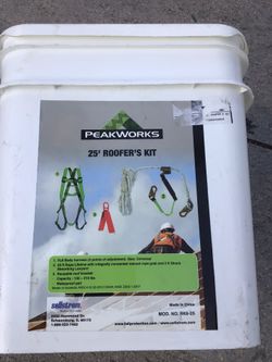 NEW PEAKWORKS 25’FEET ROOFERS KIT