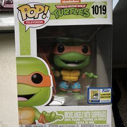 SDCC Michelangelo w/ Surfboard 