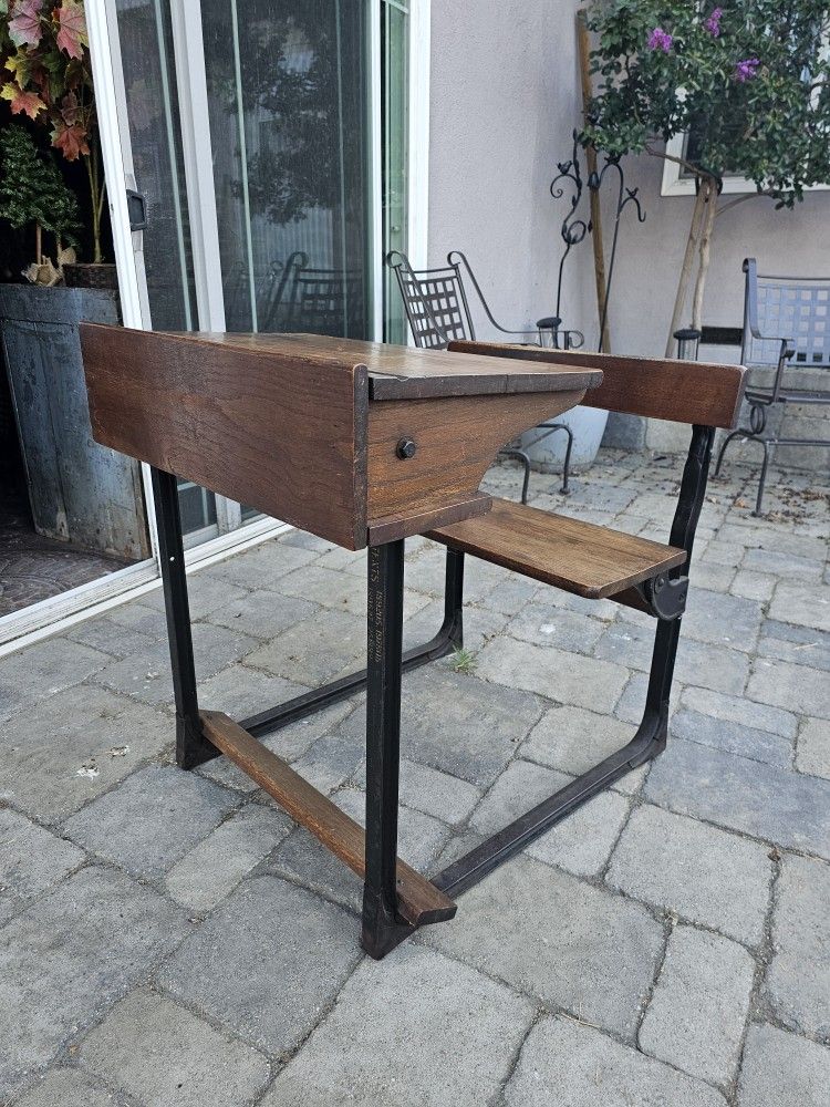 Antique School Desk