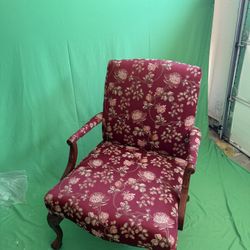 Vintage Floral Armchair