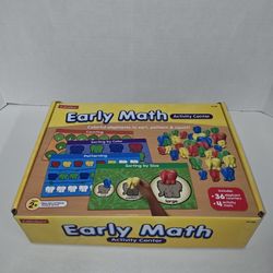 Lakeshore Early Math Activity Center Kids Elephant Pattern & Counting Board Game