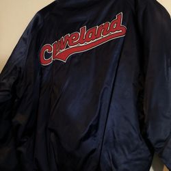 Vintage Nike Cleveland Indians Bomber Jacket