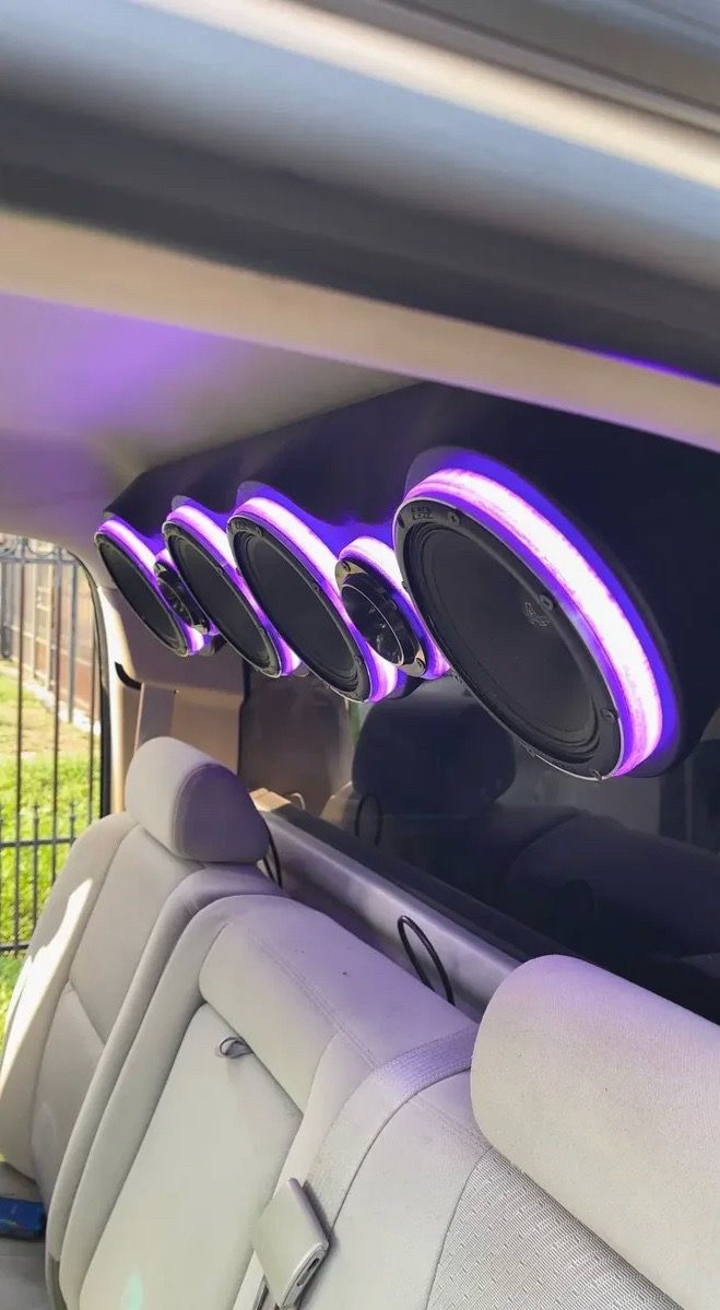 Custom 4 6.5 8’ Speakers w LED Speaker Panel RACK Amplifiers Voz Bass High Low Mejor Precio Garantía WARRANTY best price 209