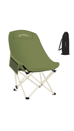 Camping Chair, High Back Portable