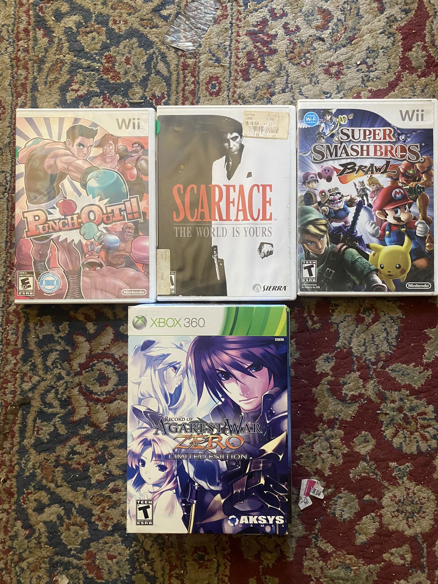 Wii Games And Xbox 360 Game