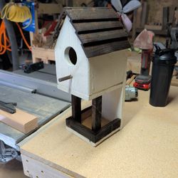 Bird House And Feeders