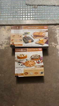 Copper Chef Bakeware and egg cooker