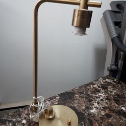 Cute 20" Copper Colored Lamp/No Shade