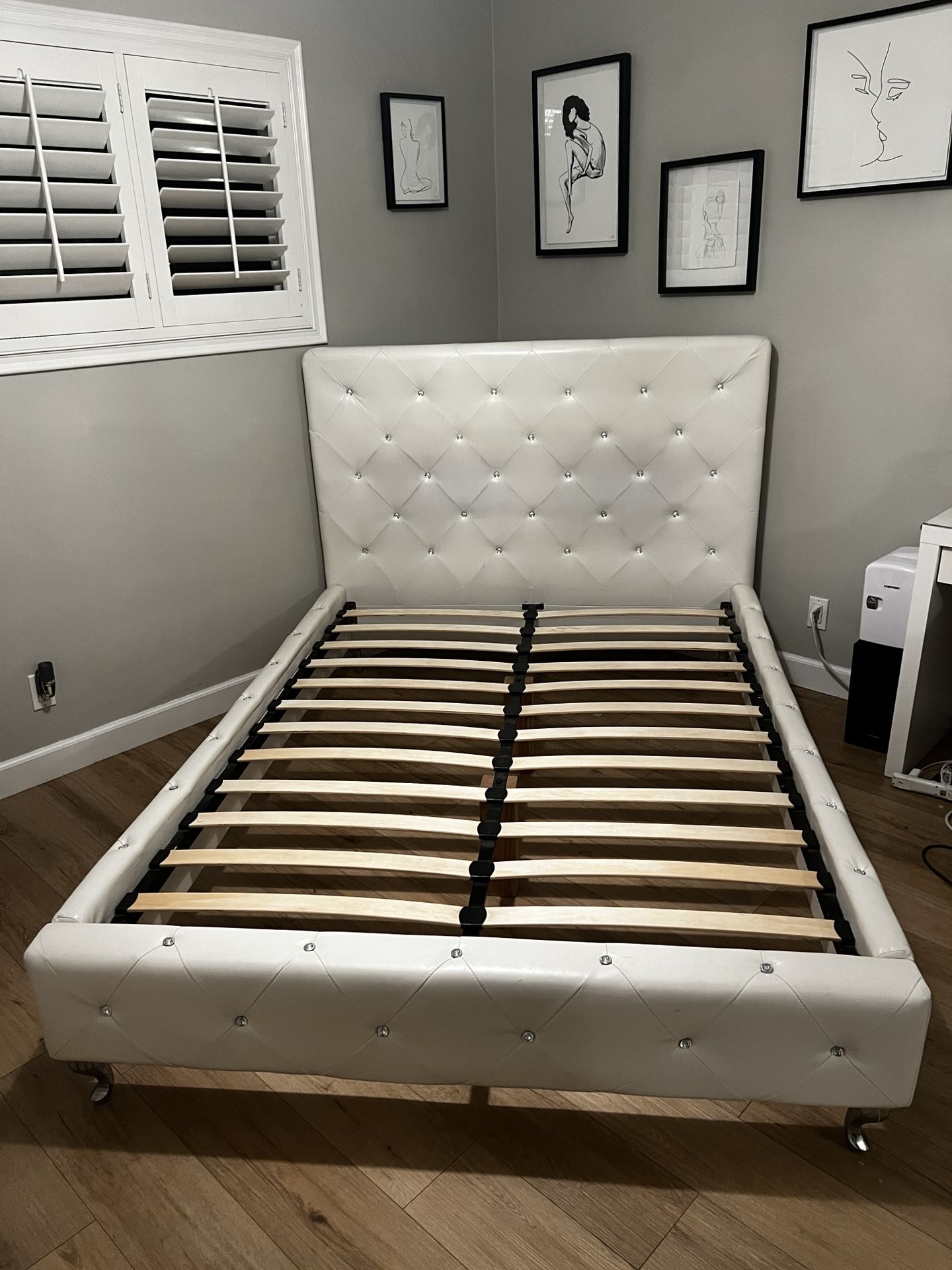White Full Bed Frame