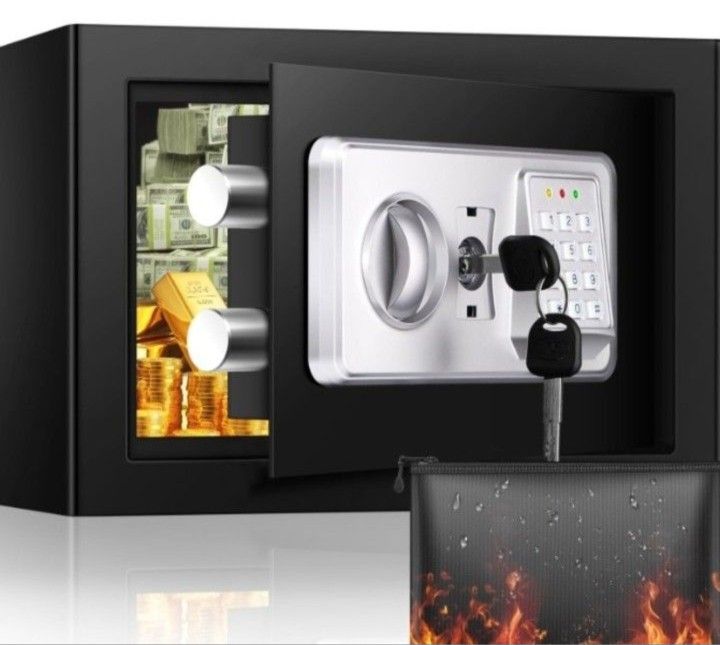 Brand NEW FIRE & WATERPROOF SAFE 2 WAYS TO OPEN BNIB NEVER USED