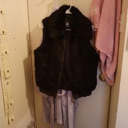 Dereon Rabbit Fur Vest XL