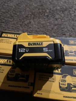 Brand new DEWALT 12 -Volt 1 -Pack Lithium-ion ( 5 Ah Battery ) 