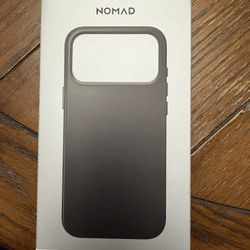 iPhone 17 Pro Max Nomad Traditional Leather Case - Horween
