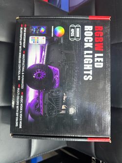 RGBW LED ROCK LIGHTS (4 pcs)