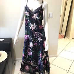 linea Donatello Women’s /sleepwear/nightgown /XL/floral/navy/nwt