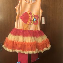 Emily Rose Size 5 Fish Outfit New