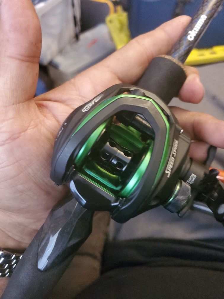 Okuma Tournament Concept Tcs-c-731ha And Lews Speed Spool Ms1sh