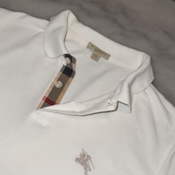 Authentic Burberry Polo Shirt Size Small 