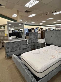 New Elegant Corduroy BEDROOM Set Many Sizes $10 DOWN