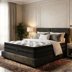 Queen Mattress 12 inch, Hybrid Memory foam new