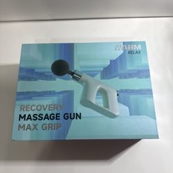Recovery Massage Gun – Max Grip | 5 Speeds | New in Box