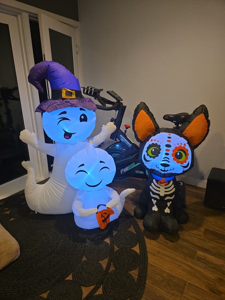 Two Halloween Inflatables