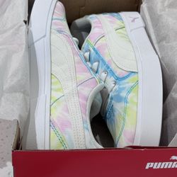 BRAND NEW PUMA C-REY CV TIE DYE SHOES IN BOX