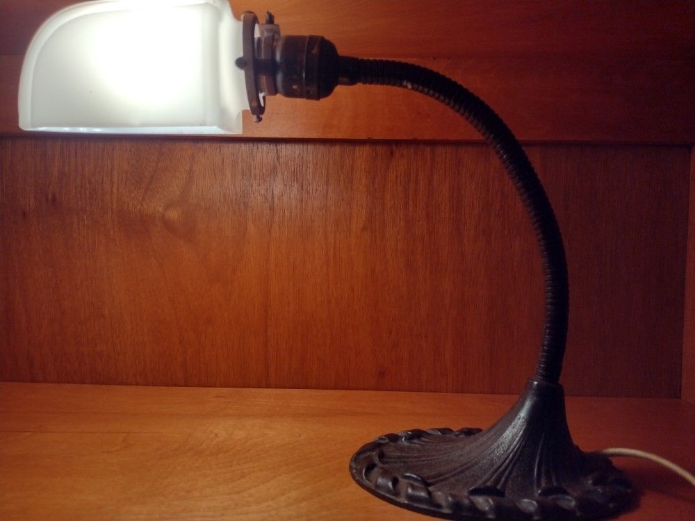 Antique Gooseneck Lamp