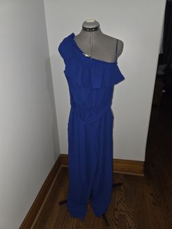Royal blue jumpsuit