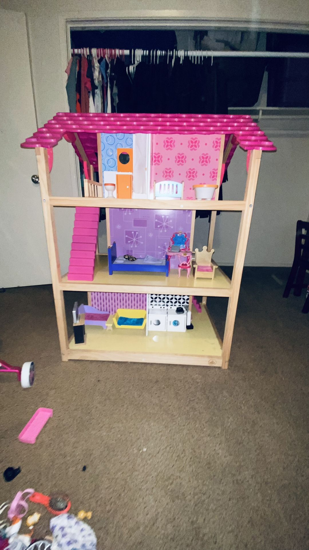 Dollhouse with Furniture and Accessories