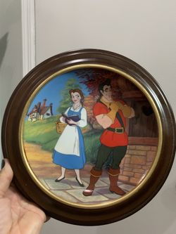 Collectible Plate “the mismatch” Beauty And The Beast