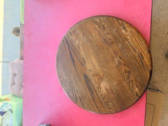 Round Wooden lazy Susan