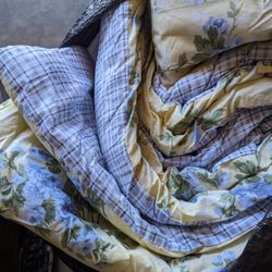 Comforter + Pillows Queen Size New 