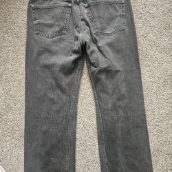 Levi’s 505 Regular Fit Jeans Men’s 38x30 Black –