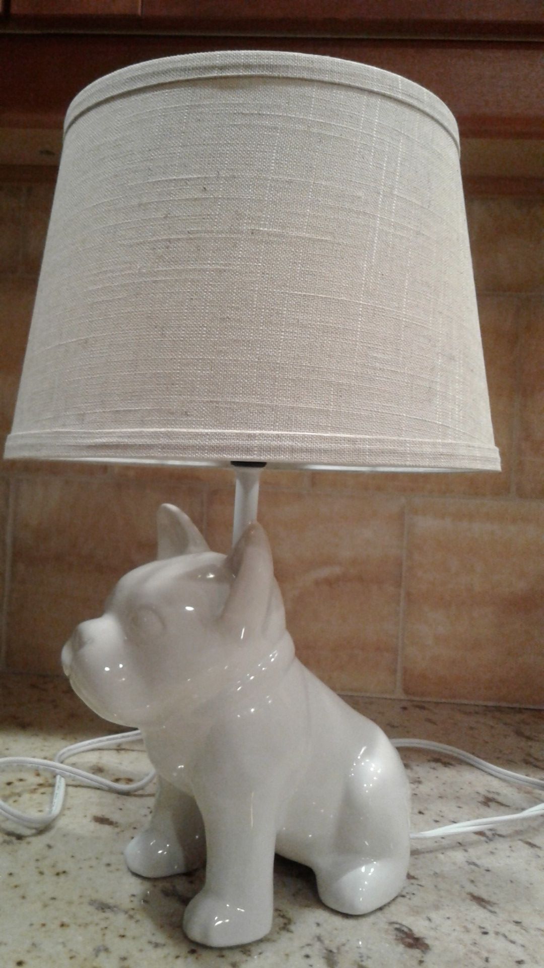 Ceramic dog lamp NEW!