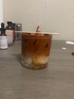 Caramel macchiato scented candle
