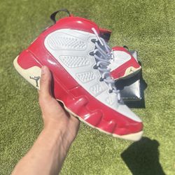 Air Jordan 9 Retro White Gym Red 
