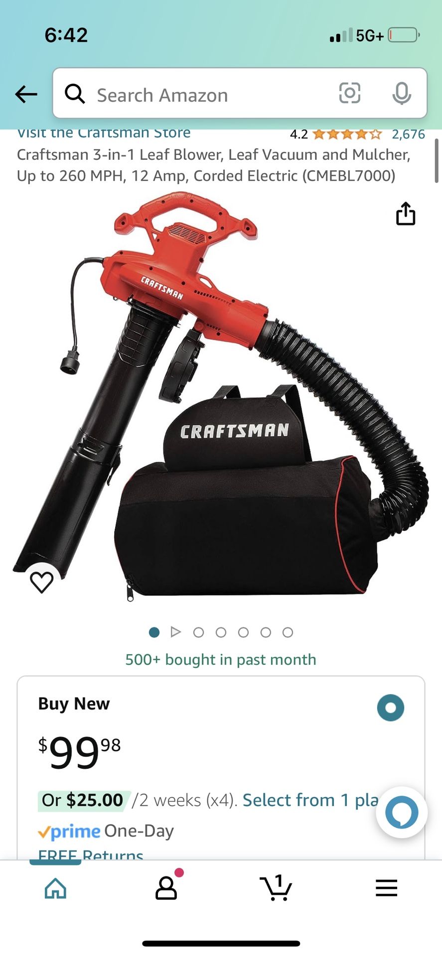 Craftsman 12.0 Amp Electric Blower And Vacuum,All Products : American Fashion Style Bags On Sale