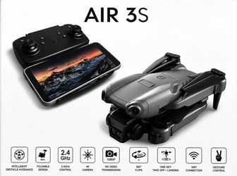 AIR 3S Foldable WiFi FPV Camera Drone NEW RC Quadcopter Optical Flow Positioning