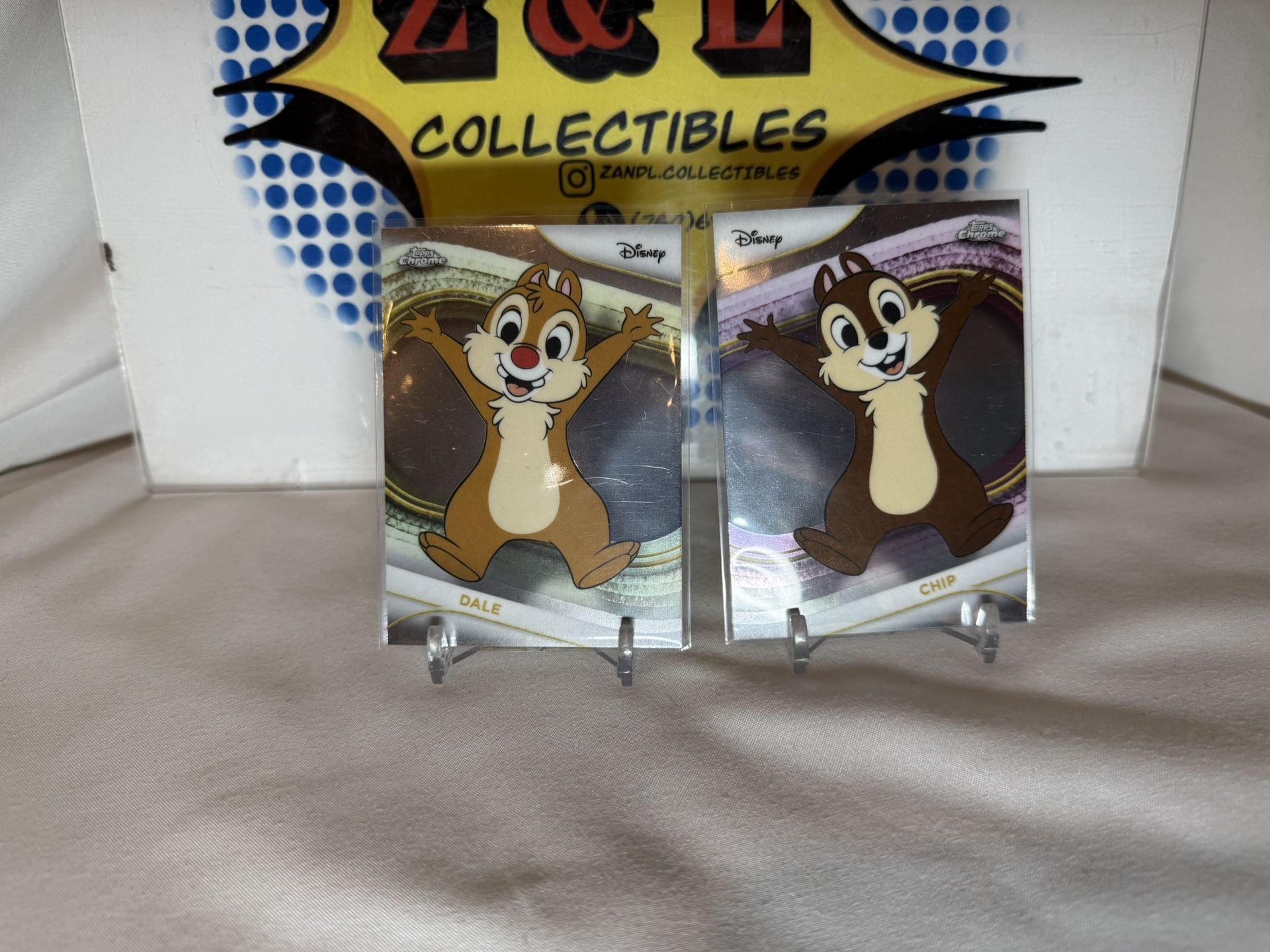 2025 Disney Topps Chrome Chip and Dale