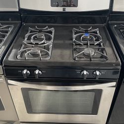 Black Kenmore Stove 