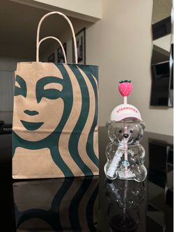 Starbucks Pink Bearista Bear cup