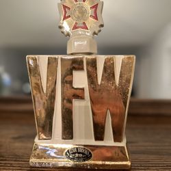 Ezra Brooks VFW Decanter