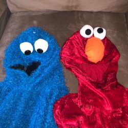 Cookie Monster& Elmo Costumes 