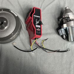 Electric starter motor kit 