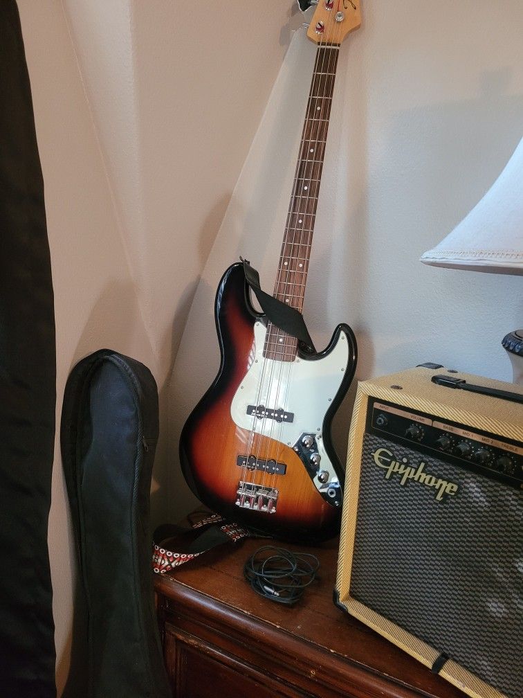 Bass Guitar And amp. Best Offer